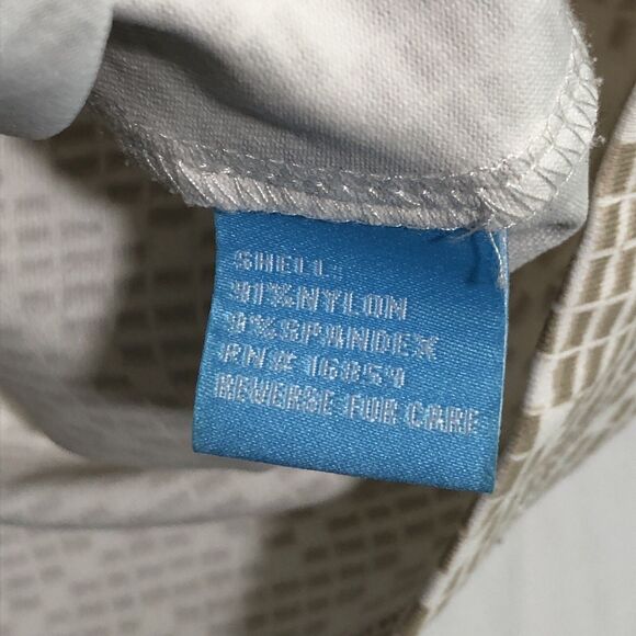 J. McLaughlin Durham Catalina Cloth Womens XL Beige Ruffle V-Neck 3/4 Sleeve Top - Picture 10 of 10